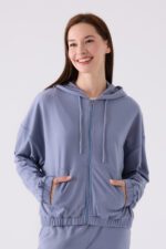 AR3110-S طقم تريننج للنساء قطعتين لون بترولي - الصورة 2