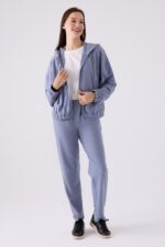 AR3110-S طقم تريننج للنساء قطعتين لون بترولي - الصورة 5