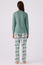 AR3115 طقم بيجاما للنساء قطعتين قطن ربيعي - الصورة 6