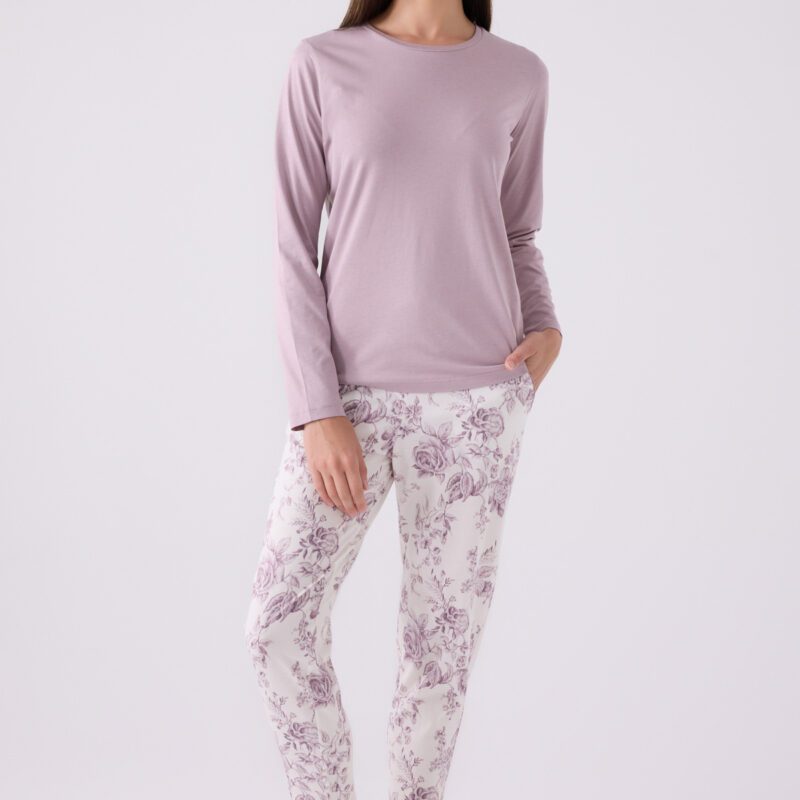 AR3118-S طقم بيجاما للنساء قطعتين قطن ربيعي