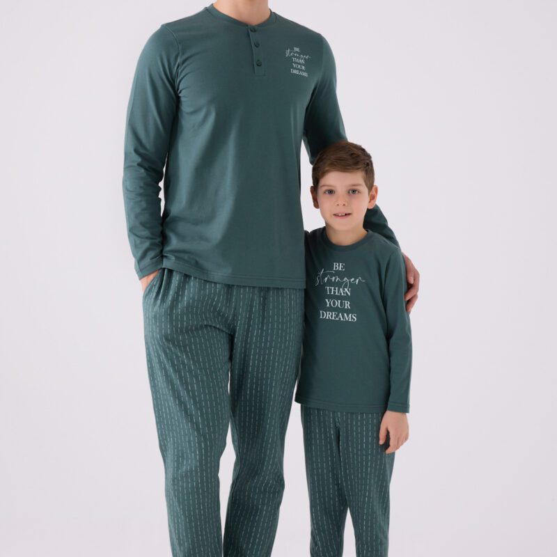 AR3130 من كولكشن العائلة طقم بيجاما قطن