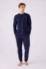 AR3050-S طقم بيجاما قطن للنساء كابلز لون كحلي - الصورة 7