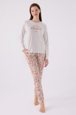 PC8860-S PIERRE CARDIN طقم بيجاما قطن للنساء