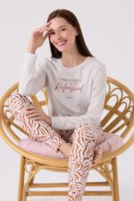 PC8860-S PIERRE CARDIN طقم بيجاما قطن للنساء - الصورة 2