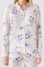 PC8883-S بيجاما للنساء  بأزرار ماركة PIERRE CARDIN قطعتين - الصورة 5