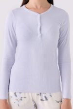 PC8884-S PIERRE CARDIN طقم بيجاما قطعتين للنساء قطن - الصورة 5