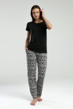 ⁦AR3241 طقم بيتي صيفي بارد للنساء قطعتين⁩ - الصورة ⁦5⁩