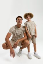 AR3300 طقم شورت قطعتين قطن من كولكشن العائلة - الصورة 12