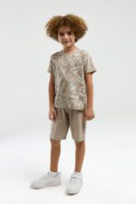 AR3300 طقم شورت قطعتين قطن من كولكشن العائلة - الصورة 5