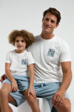 AR3318-2 طقم شورت من كولكشن الاب مع ابنه قطن قطعتين - الصورة 6