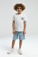 AR3318-2 طقم شورت من كولكشن الاب مع ابنه قطن قطعتين - الصورة 10