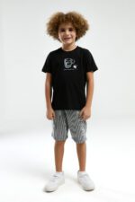 AR3320 طقم شورت من كولكشن الاب مع ابنه قطن قطعتين - الصورة 6