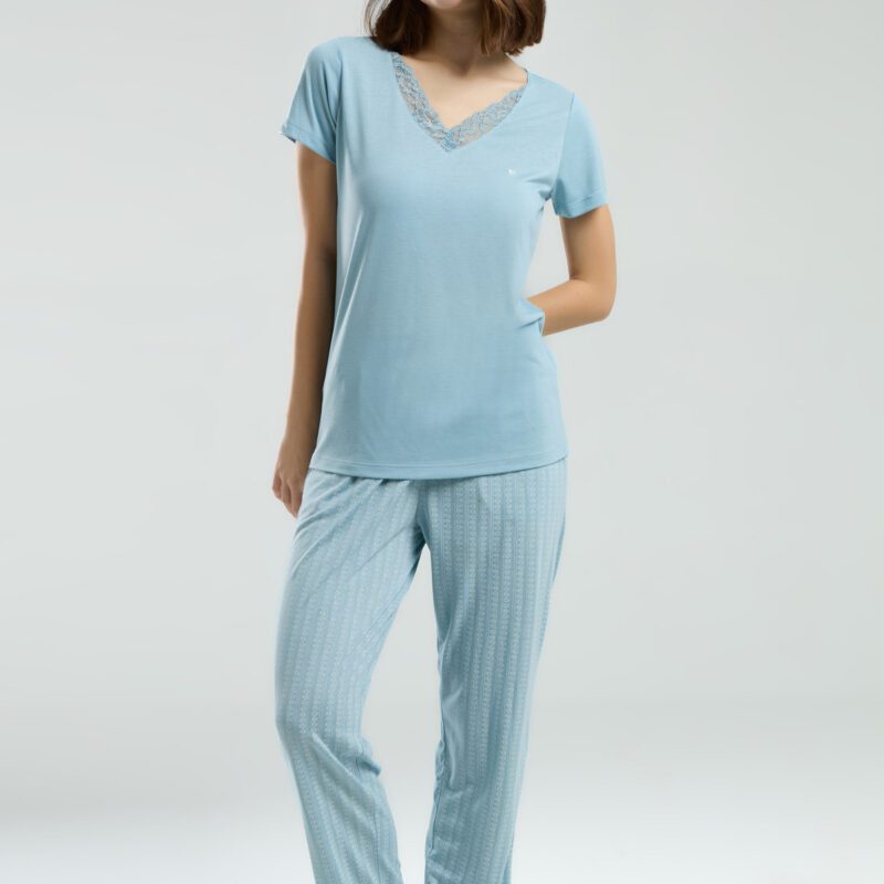 PC8998 PIERRE CARDIN  طقم بيجاما قطعتين للنساء