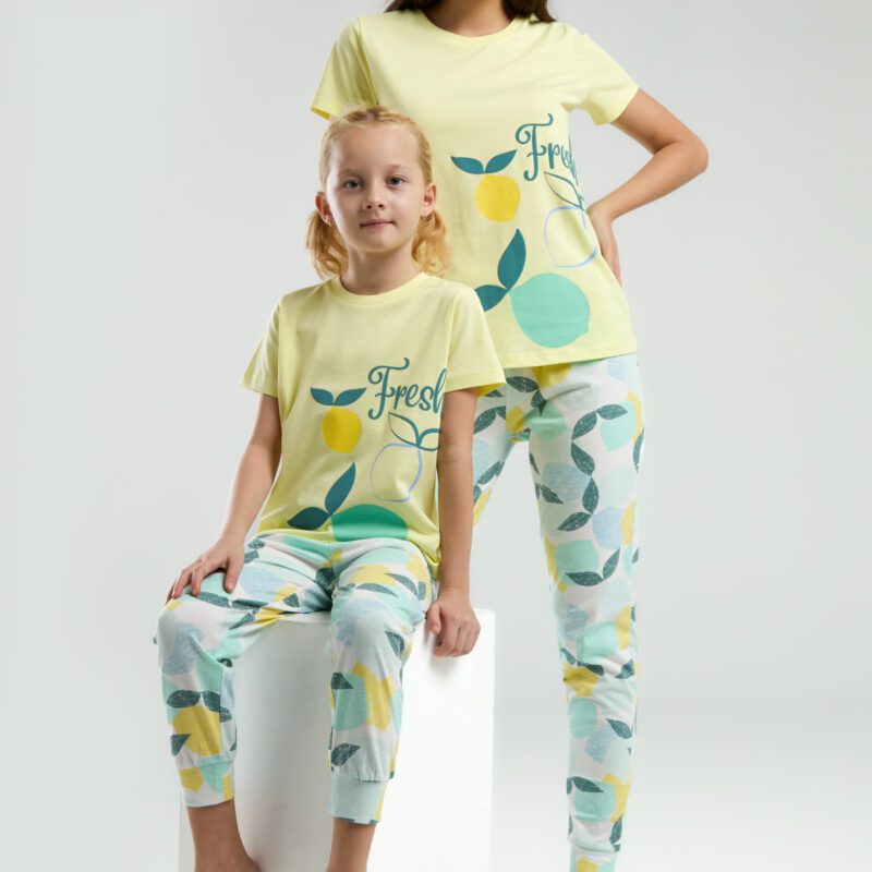 RP3617 طقم بيجاما قطن من كولكشن الام وبنتها