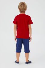 US1329 US POLO ASSN طقم برمودا للاولاد قطن قطعتين - الصورة 3