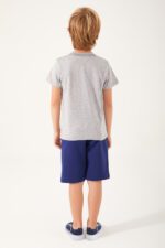 US1362 US POLO ASSN طقم شورت للاولاد قطن قطعتين - الصورة 6