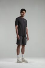 BMY0003 BENMANAJ طقم شورت للشباب قطعتين قطن