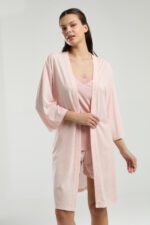 PC9013-S Pierre Cardin طقم شورت ثلاث قطع بعلبة كرتون للنساء قطن - الصورة 5