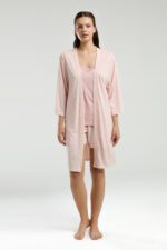 PC9013-S Pierre Cardin طقم شورت ثلاث قطع بعلبة كرتون للنساء قطن - الصورة 4