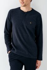 ⁦AR3503 طقم بيجاما شتوي للرجال⁩ - الصورة ⁦2⁩