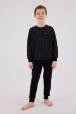 AR3504 طقم بيجاما شتوي من كولكشن الاب مع ابنه - الصورة 8