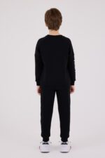 ⁦US2221 US POLO ASSN طقم للاولادقطن ثلاثة خيط لون اسود⁩ - الصورة ⁦3⁩