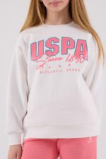 ⁦US2315 US POLO ASSN طقم للفتيات قطن مبطن ودافئ⁩ - الصورة ⁦5⁩