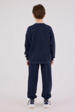 ⁦RP3656 تريننج للاولاد لون كحلي قطن ثلاث خيوط⁩ - الصورة ⁦2⁩