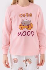 ⁦RP3467 طقم بيجاما من كولكشن الام وابنتها قطعتين قطن⁩ - الصورة ⁦4⁩