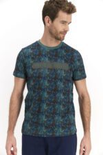 ⁦AR1364-S-V1  طقم بيجاما شورت للرجال قطعتين "YOUTH OF FUTURE"⁩ - الصورة ⁦2⁩