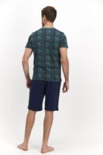 ⁦AR1364-S-V1  طقم بيجاما شورت للرجال قطعتين "YOUTH OF FUTURE"⁩ - الصورة ⁦4⁩