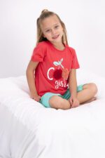 RP2412-2 طقم بيجاما شورت للفتيات "COOL GIRL"