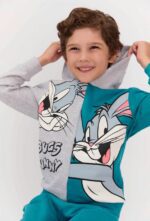 ⁦L1429-3 طقم بيجاما قطعتين للاطفال LOONEY TUNES"BUGS BUNNY"⁩ - الصورة ⁦3⁩