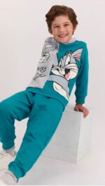 ⁦L1429-3 طقم بيجاما قطعتين للاطفال LOONEY TUNES"BUGS BUNNY"⁩ - الصورة ⁦2⁩