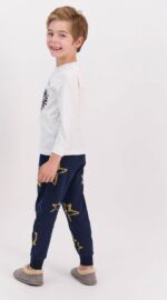 AR1428 طقم بيجاما شتوي قطعتين لون كحلي "FAMILY HEDGEHOG" - Family Collection - الصورة 10