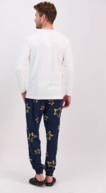 AR1428 طقم بيجاما شتوي قطعتين لون كحلي "FAMILY HEDGEHOG" - Family Collection - الصورة 7