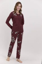 PC8032  طقم بيجاما قطعتين ماركة PIERRE CARDIN