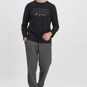 AR1577 طقم بيجاما قطعتين للرجال  "STRONG" "FOLLOW YOUR DREAM"
