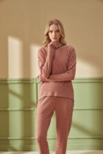 ⁦F -4204 طقم بيجاما شتوي قطعتين⁩ - الصورة ⁦3⁩