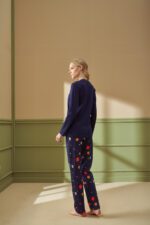 ⁦F- 4212 طقم بيجاما ثلاث قطع مخمل⁩ - الصورة ⁦7⁩