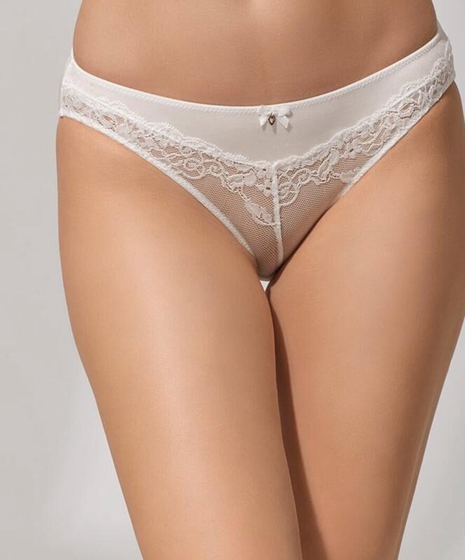 ST3450601-Latte Slip  كلوت داخلي دانتيل