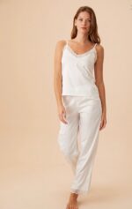 ⁦ST3980624A-Pansy Lace Supant بانسي بنطلون ستان⁩ - الصورة ⁦3⁩