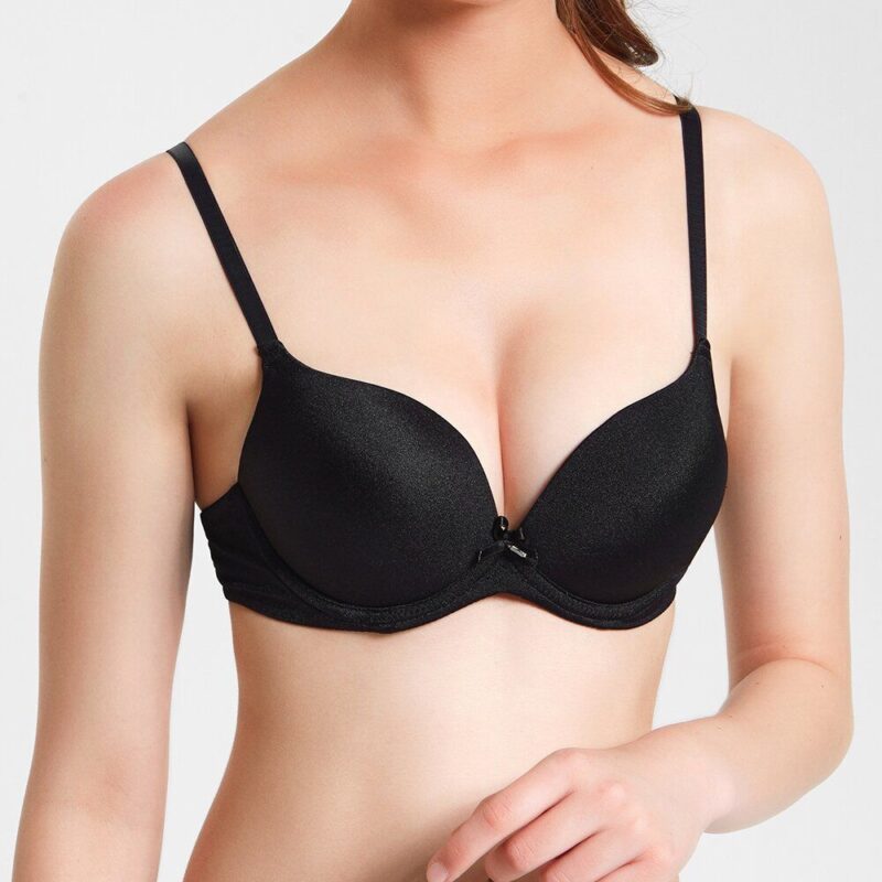 SW5915 - Super Bra Black حمالة صدر سوبر بوش أب لون اسود