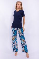 PC8257 Pierre Cardin طقم بيجاما قطعتين  قطن