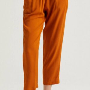 S22P506-PANTOLON  بنطلون بقصة مريحة لون اورانج