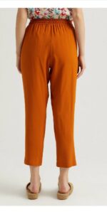 ⁦S22P506-PANTOLON  بنطلون بقصة مريحة لون اورانج⁩ - الصورة ⁦3⁩