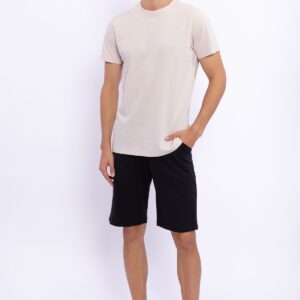 AR2054 طقم بيجاما شورت للرجال قطعتين قطن