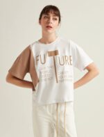 S22T040-T-SHIRT تي شيرت قطن مطبوع