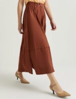 ⁦S22S202-تنورة طويلة بحزام⁩ - الصورة ⁦8⁩