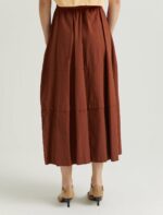 ⁦S22S202-تنورة طويلة بحزام⁩ - الصورة ⁦9⁩